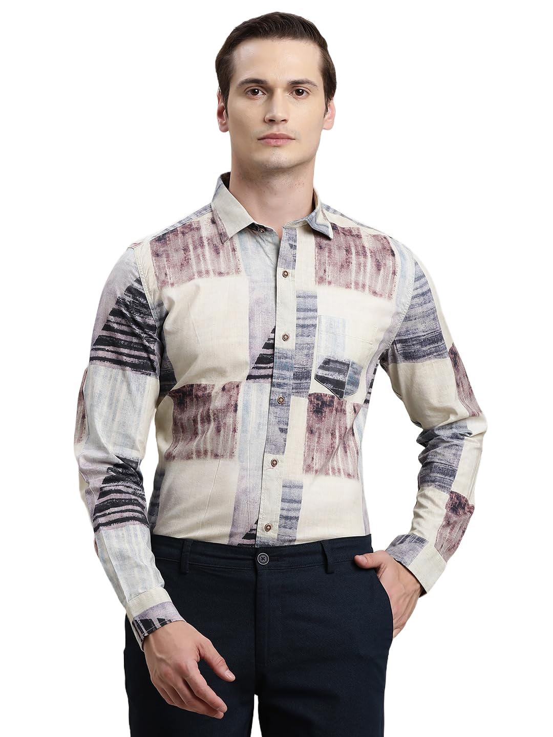 Turtle Camicia casual da uomo slim fit con stampa digitale in viscosa di cotone multicolore || Camicia estiva a maniche lunghe per feste hawaiane per vacanze al mare