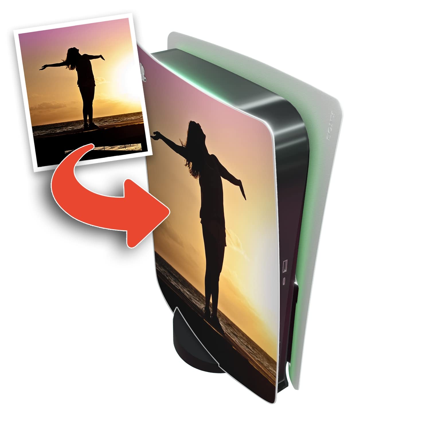 Personalisiert PS5 Controller Skin - Individuelle Designfolie Selbst Gestalten