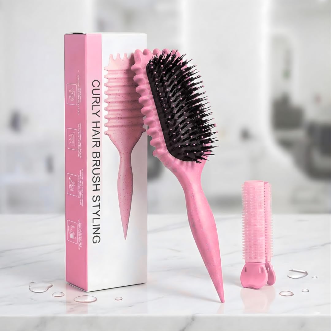 Amazon.com : Bewelio- Curl Defining Brush for Wet Curly Hair