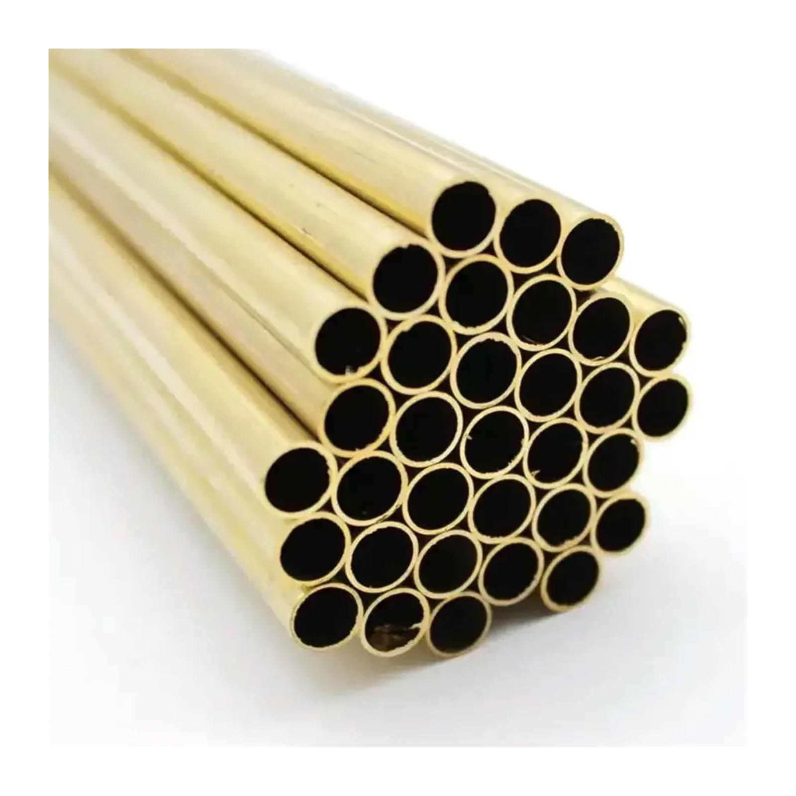 1Pc Tubo di Rame Ottone 1.5mm Spessore Parete 300mm 500mm Lunghezza Dritto Diametro Esterno Modellazione Asta Taglio FAI DA TE
