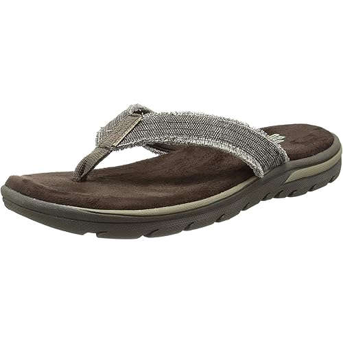 mens skechers flip flops sale