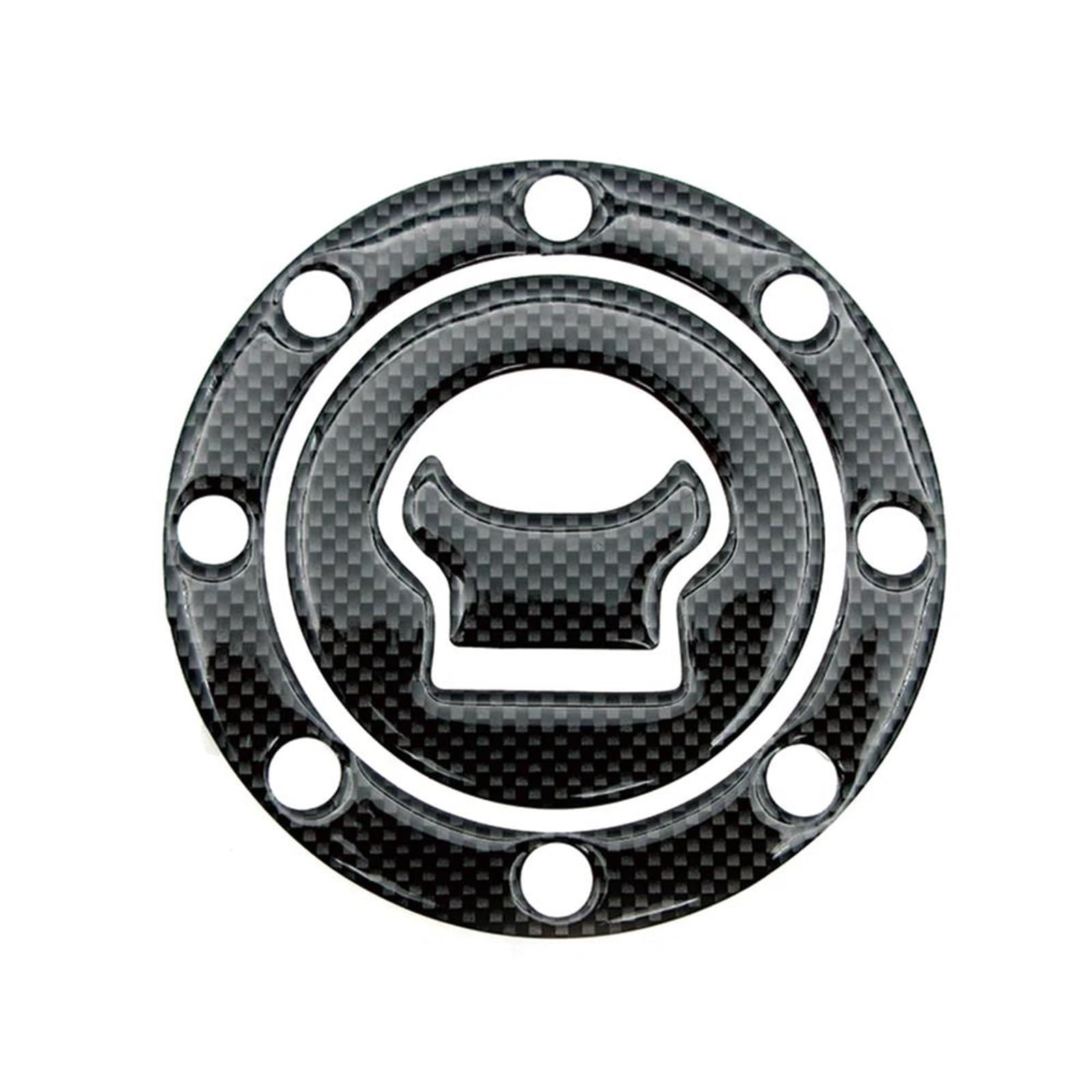 Motorcycle Fishbone Carbon Sticker Fuel Tank Gas Cap Cover Decal for Suzuki GSXR GSF GSR GSX 250 400 600 750 1200 1250(Style 1)