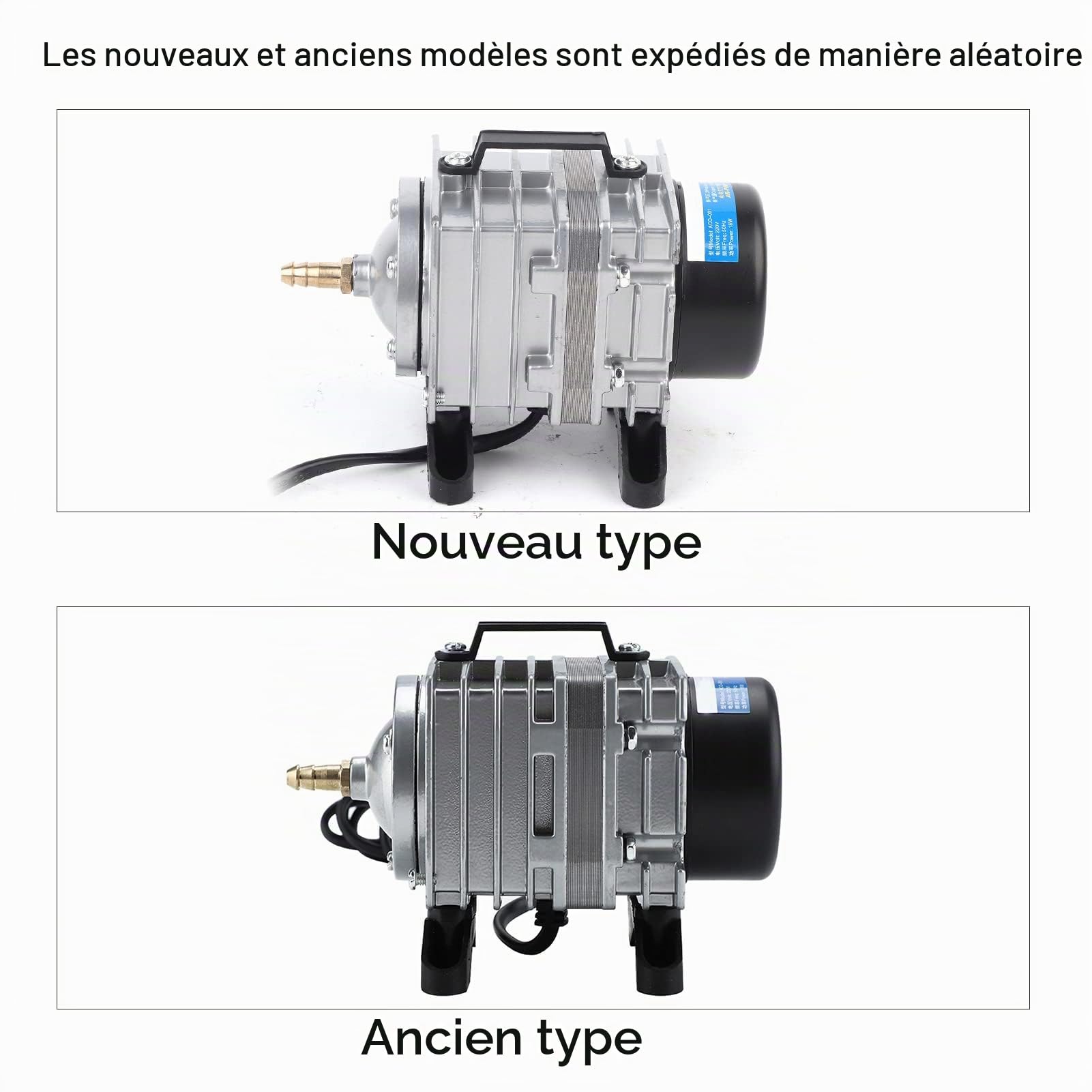 Pompe à oxygène pour aquarium, pompe à air d'aquarium, aérateur d'aquarium professionnel puissant, ultra silencieux, 18W, 38l/min, pour l'aquaculture, restaurants, marché étang