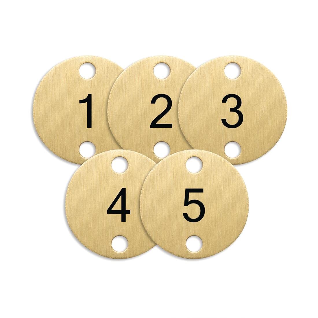 Olympia Numéros de table bronze (1-5)