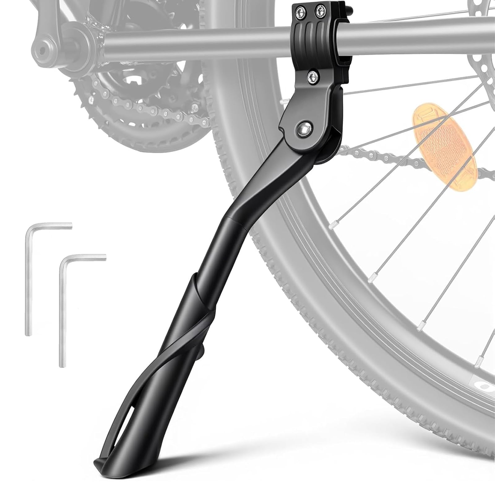 CeruleTree Universal Bicycle Kickstand, Adjustable Bike Kickstand 24-29 Inch