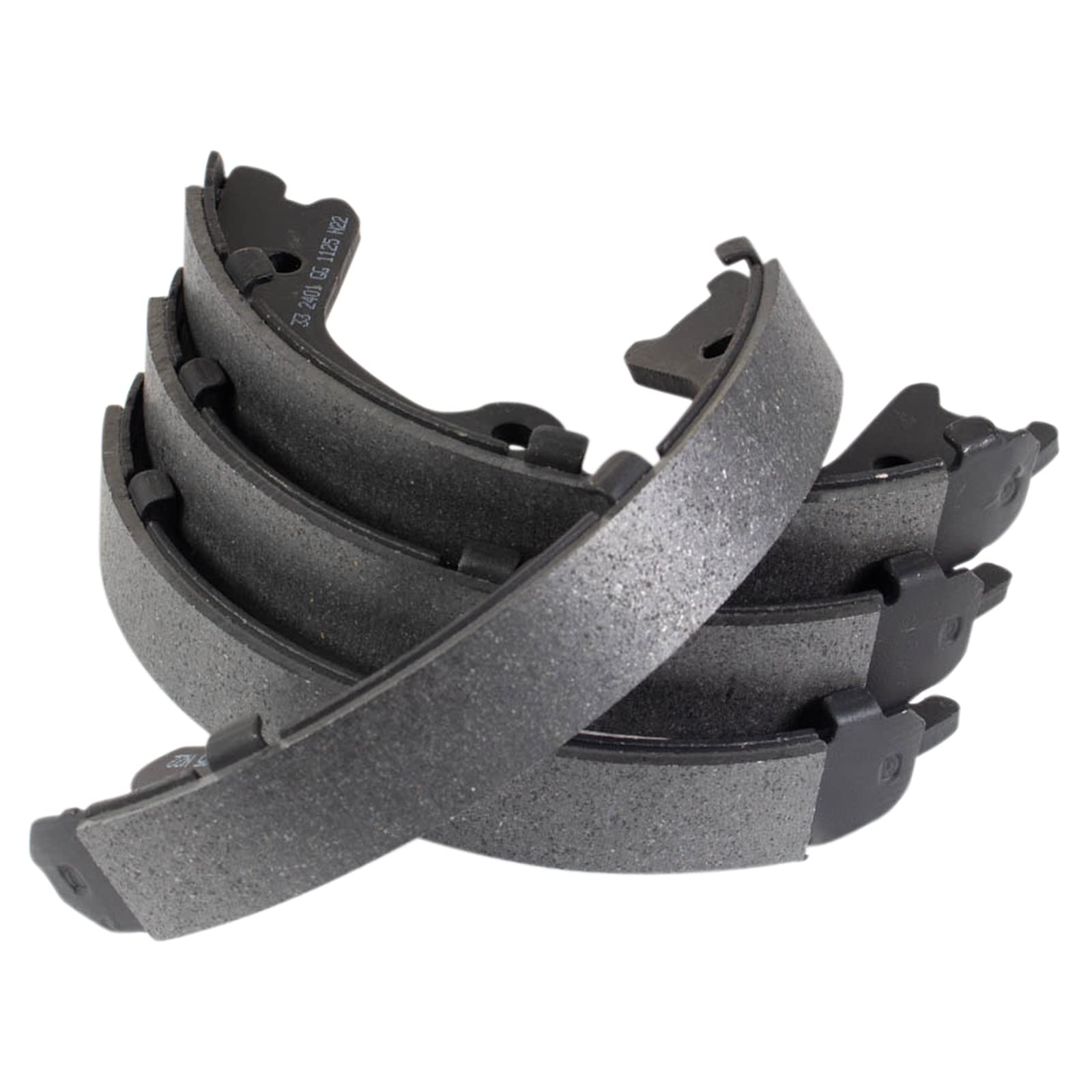 TRQ Rear Parking Brake Shoe Set