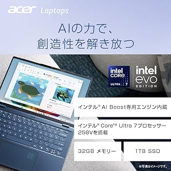 ノートPC 14インチ / Core 7/メモリ32GB/SSD 1TB Amazon.co.jp: Acer ノートパソコン Swift 14 AI Core Ultra 7
