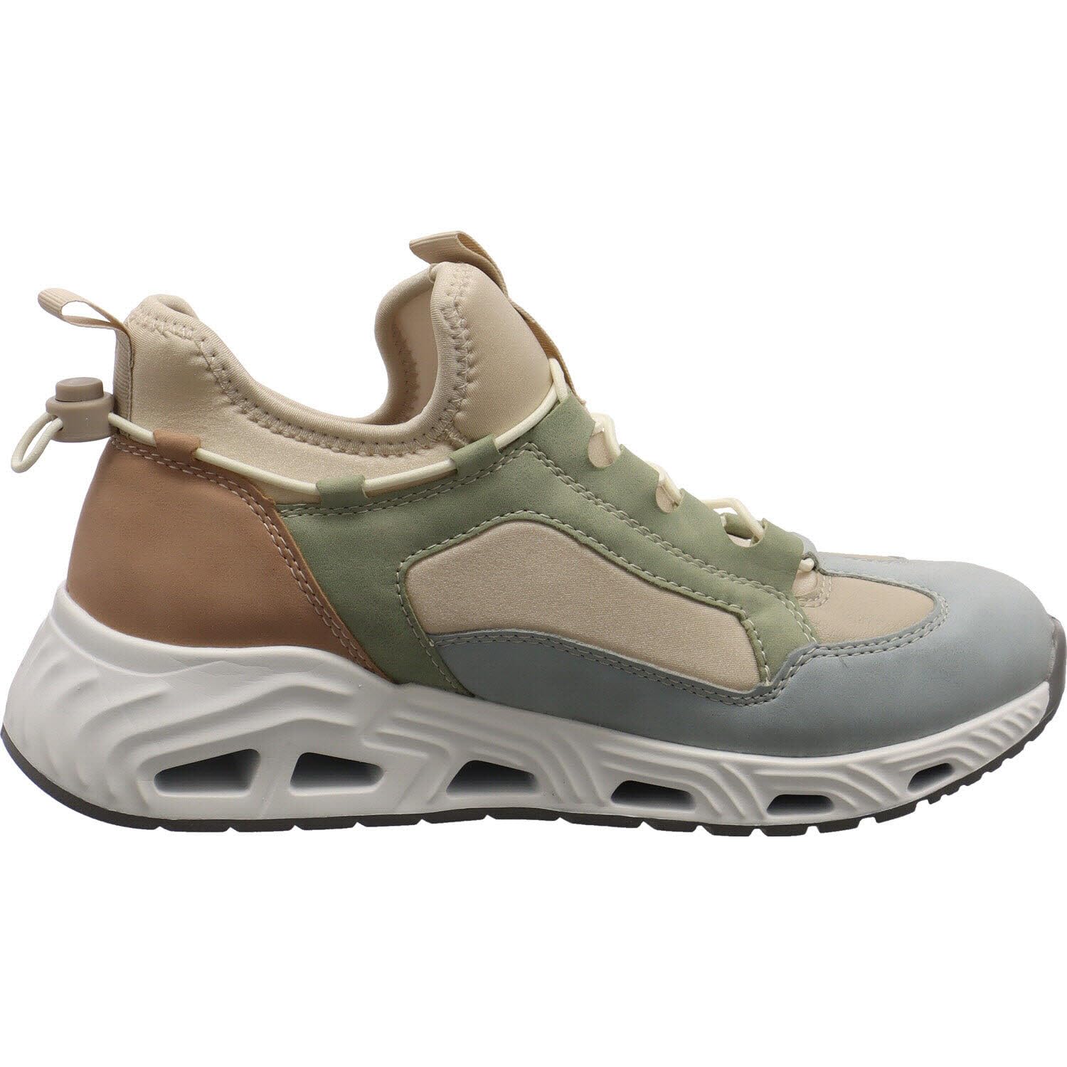 Rieker Damen Low-Top Sneaker N5254, Frauen Halbschuhe, lose Einlage
