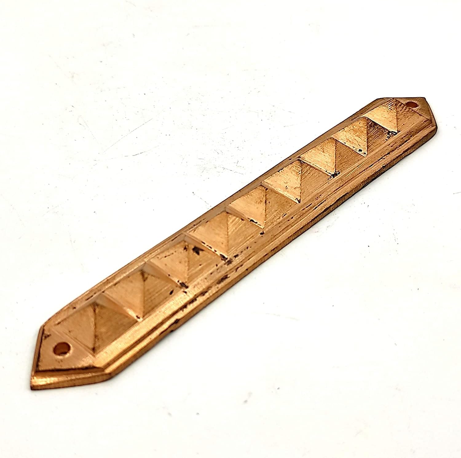 Copper Vastu Pyramid Divider Patti Strip 100x Powerful Vaastu Remedies for Toilet Defect, Dividing Space to Cure Vastu Defects