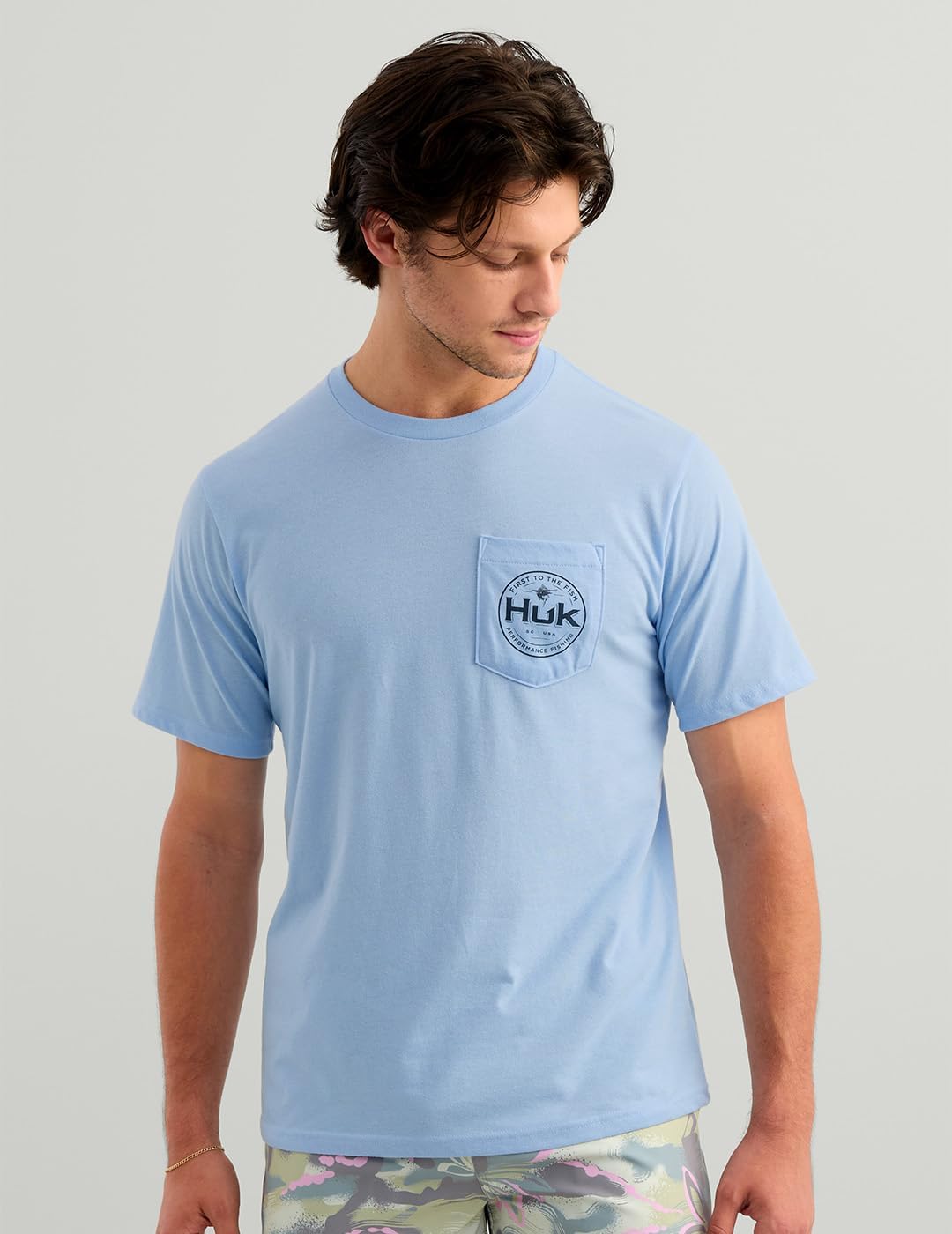 HUK Men's Short Sleeve Performance Tee, Fishing T-Shirt for Men