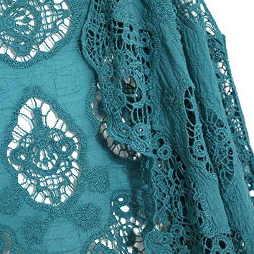 Image of JASTIE Women Open Stitch Cardigan Boho Sleeveless Hippie Summer Hollow Out Solid Crochet Vest