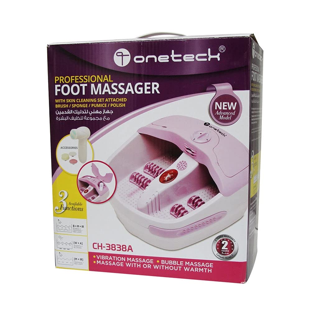 Onetech CH-3838A Professional Foot Massager – Advanced Features for Deep Tissue Massage, Heat Therapy, and Relaxation at Home