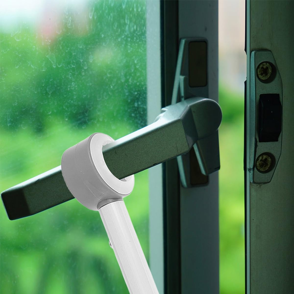 Operitacx Fensteröffnerstange aus Aluminiumlegierung mit Kunststoffgriff zum Öffnen von Dachfenstern und Fenstern für Bessere Belüftung im Innen und Außenbereich
