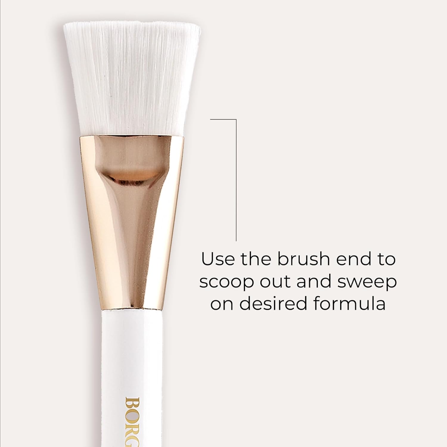 Borghese Deluxe Mask Applicator - Face Mask Applicator & Remover, Face Mask Brush with Silicone Tip for Removal, Skincare Tools & Accessories - Image 2