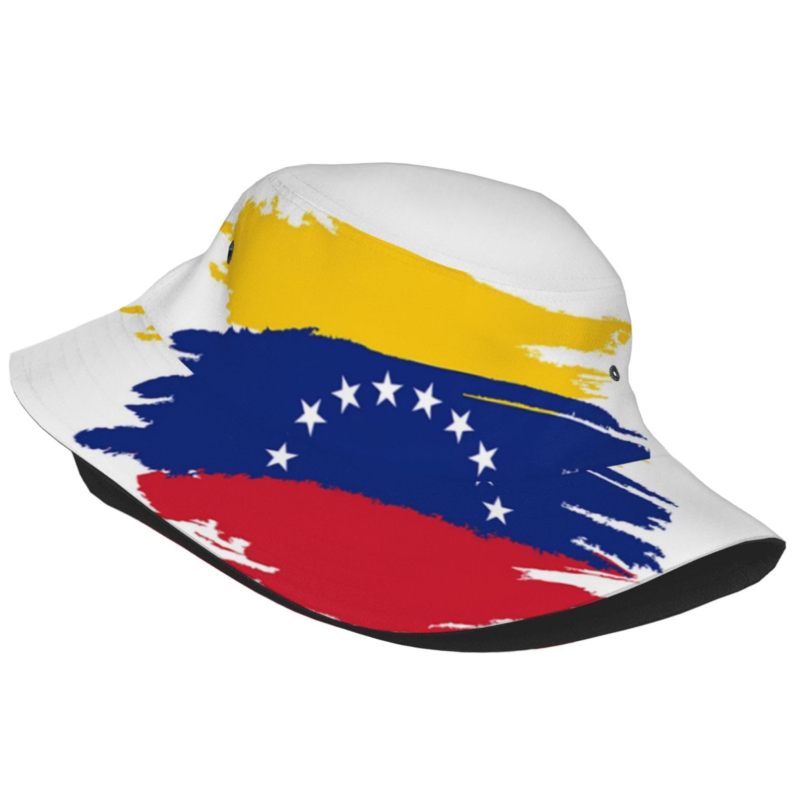 Cute Venezuela Flag Bucket Hats for Men Women Sun Travel Summer Beach Hat Adult Venezuelan Fishing Hat