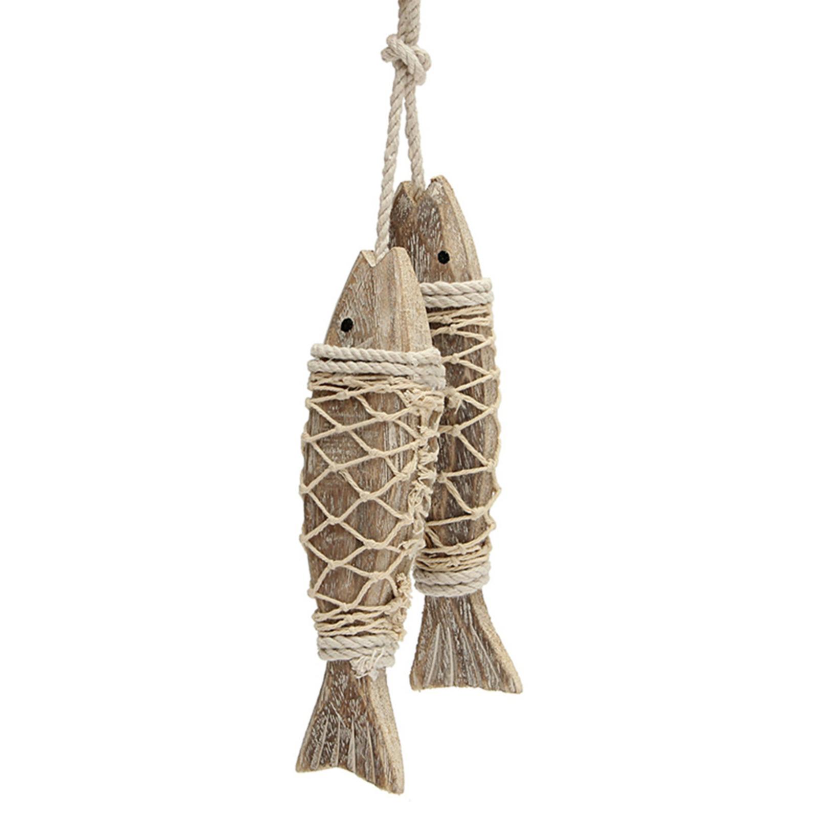 Amazon.co.jp: 木製魚の装飾2個 - 木製彫刻魚、ヴィンテージ魚の彫刻
