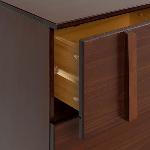 Miniatura 10 de Walker Edison Sprague - Mesita de noche contemporánea de madera maciza con cajón, 20 pulgadas, nogal