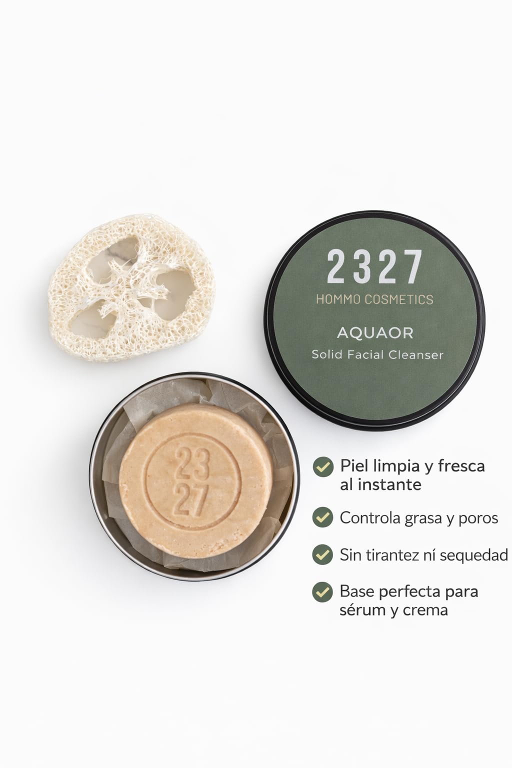 Kit Cuidado Facial Hombre | Rutina Facial Botánica 3 Pasos | Limpiador Facial + Sérum y Crema con Ácido Hialurónico | Hidratación Profunda y Sin Brillos | ELEMENTVM | 2327