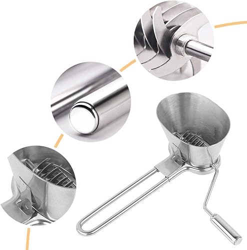 Miniatura 6 de Picador de cilantro de acero inoxidable - Rallador de molino manual - Herramientas de molienda de verduras