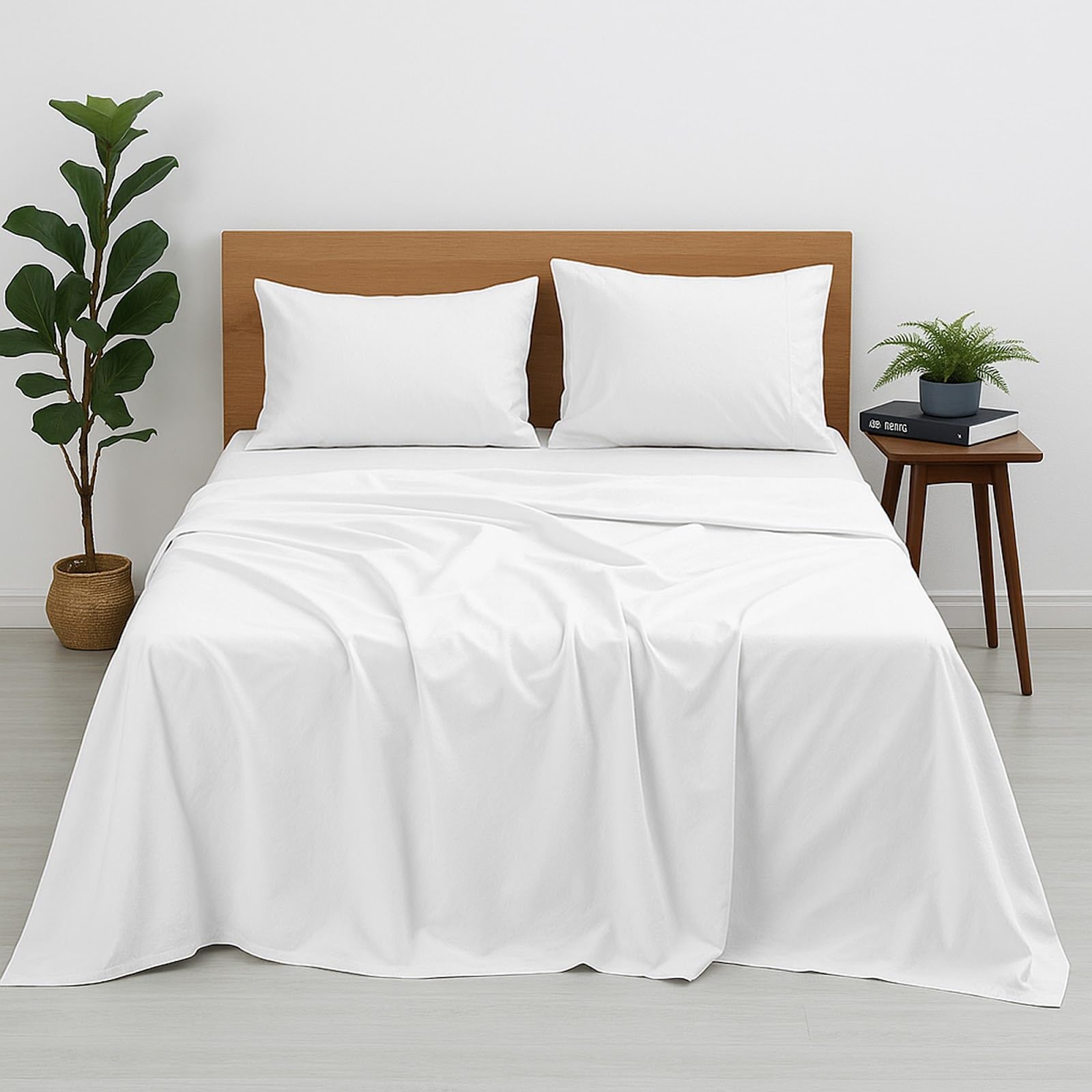 Cottington Lane Premium Egyptian Cotton Queen Sheets 8-Piece