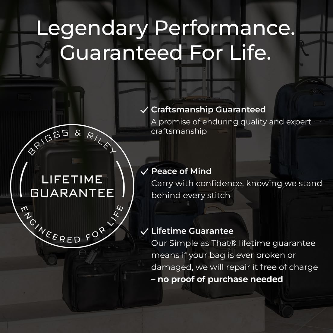 Briggs & Riley Carry On - Set di cubi per imballaggio a compressione, organizer per valigie e bagagli, per donne e uomini, accessori per le vacanze, 3 pezzi, Canyon