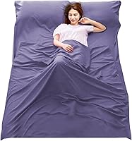 Vista 11 de Sleeping Bag Liner Camping Travel Home Bed Sheet Lightweight Breathable Hotel Compact Sacks