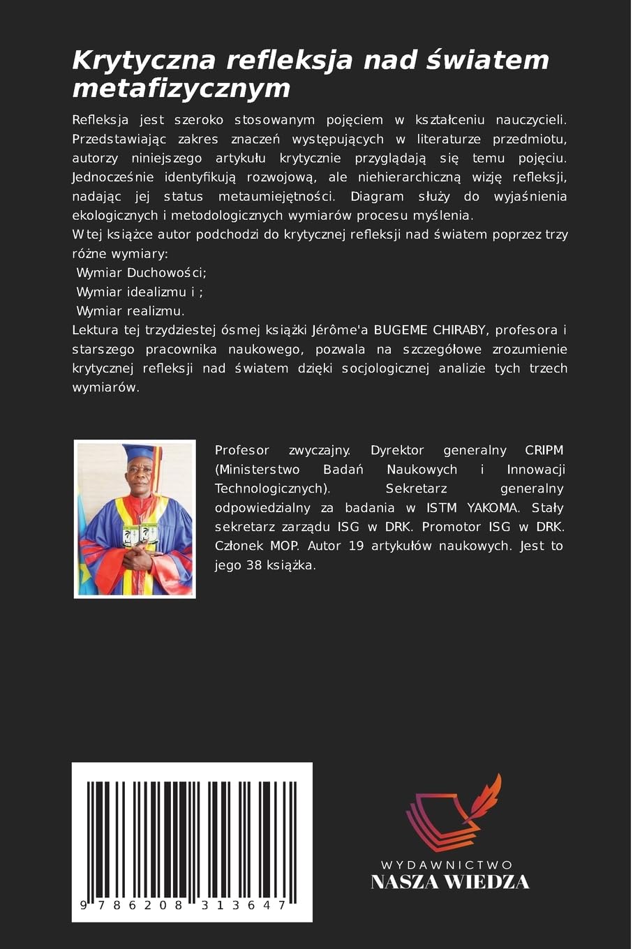 Krytyczna refleksja nad światem metafizycznym: Duchowo¿¿, idealizm i realizm "Analiza socjologiczna"