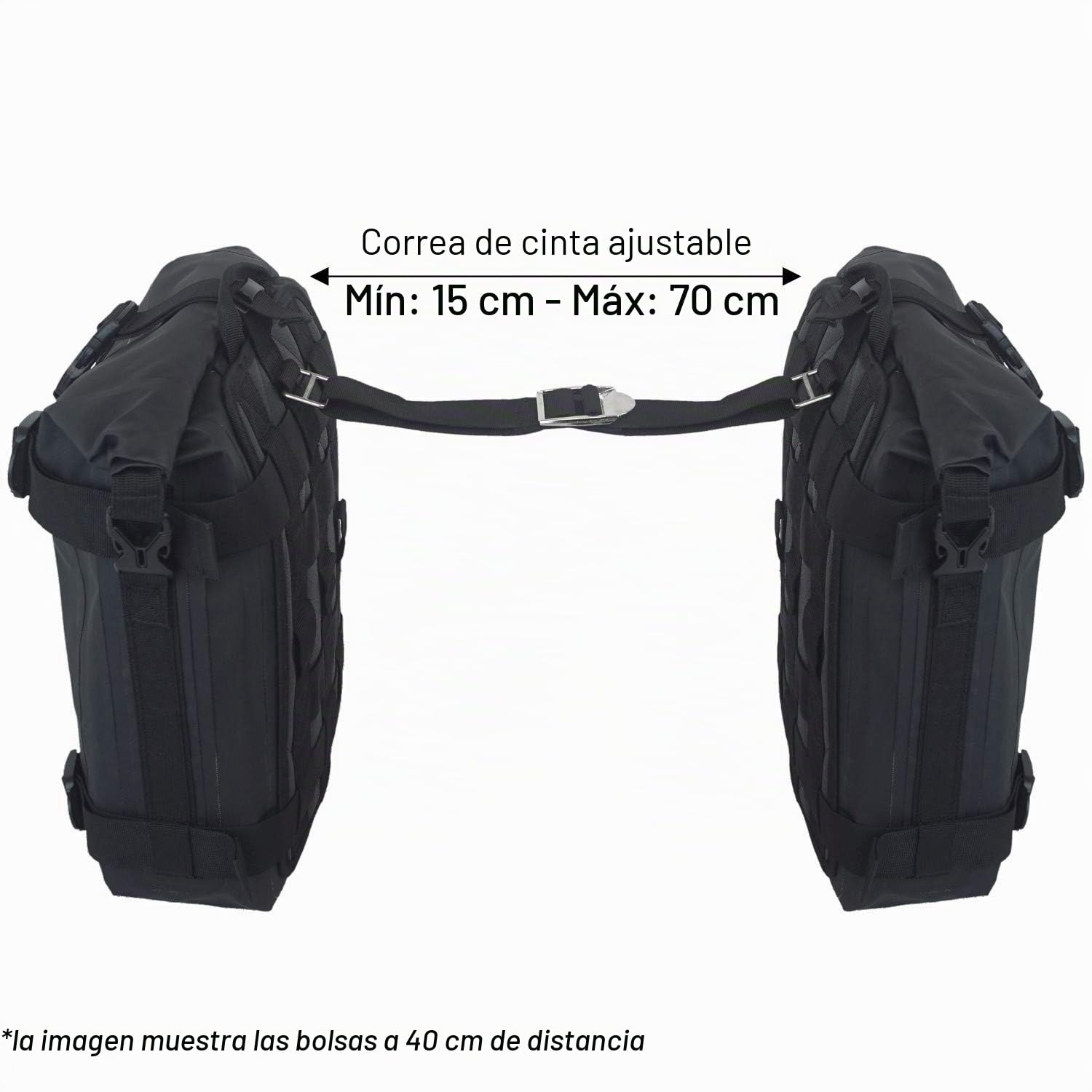 Lomo - Bolsas alforja impermeables para motocicleta de aventura - Mediana