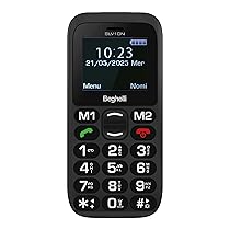 Beghelli – Telefono Salvalavita SLV10N per Anziani, gsm con Tasto SOS, Chiamata Rapida, Grandi Tasti, Volume Alto, Display 1.77″, Dual SIM, Facile da Usare, Leggero, Multifunzione