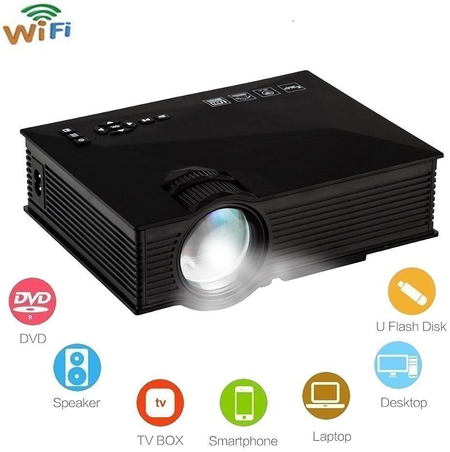 Portable Projector Wireless Multimedia Home Cinema Mini LCD LED Projection