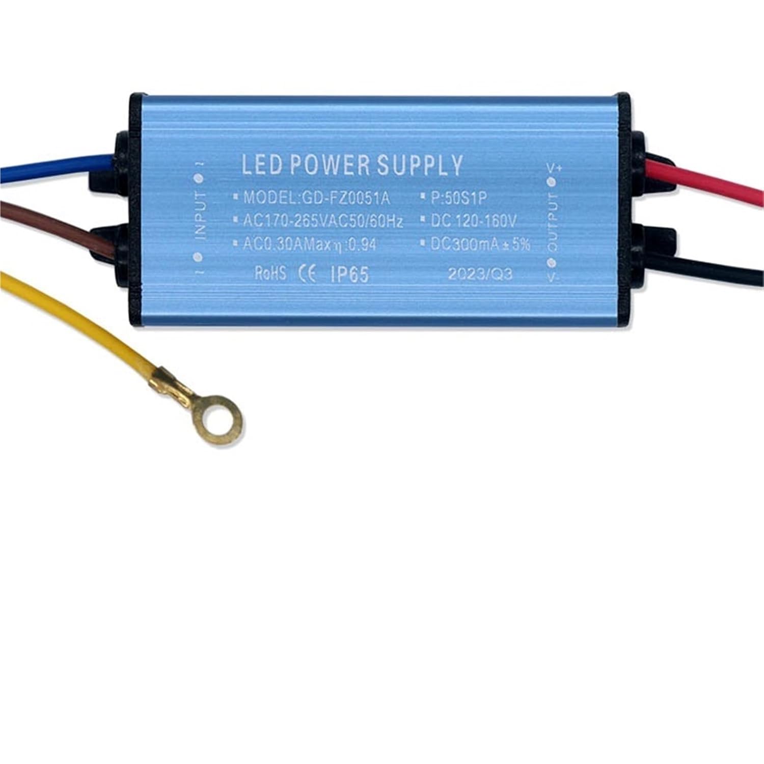 30w 50w 100w 150w 200w 300mA 600mA 1200mA LED Driver for LED Power Supply Constant Current Voltage Control Lighting(50W 300mA)