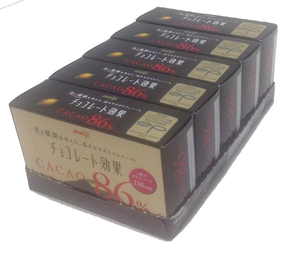 Amazon.co.jp: Meiji Chocolate Effect Cacao 86% Box, 2.5 oz (70 g