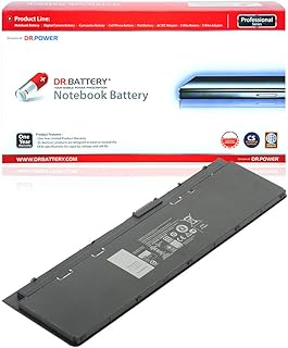 DR. BATTERY WD52H GHT4X Battery Compatible with Dell Latitude E7240 E7250 7240 7250 Ultrabook KWFFN JN0J1 HJ8KP 451-BBFX J31N7 NCVF0 W57CV 451-BBFS 451-BBFW 451-BBQD [7.4V / 40Wh]