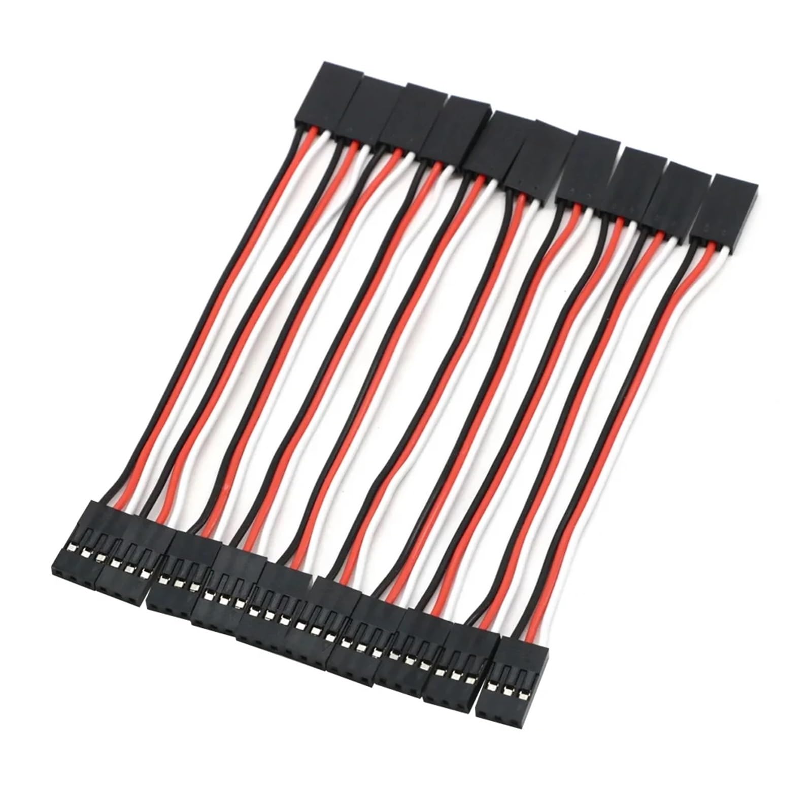 MIUYTRN 100 Teile/los 10 cm 15 cm 20 cm 30 cm Stecker Stecker Servo Verlängerungskabel Draht Kabel 100mm Flugzeug Quadcopter cuicui(500MM)