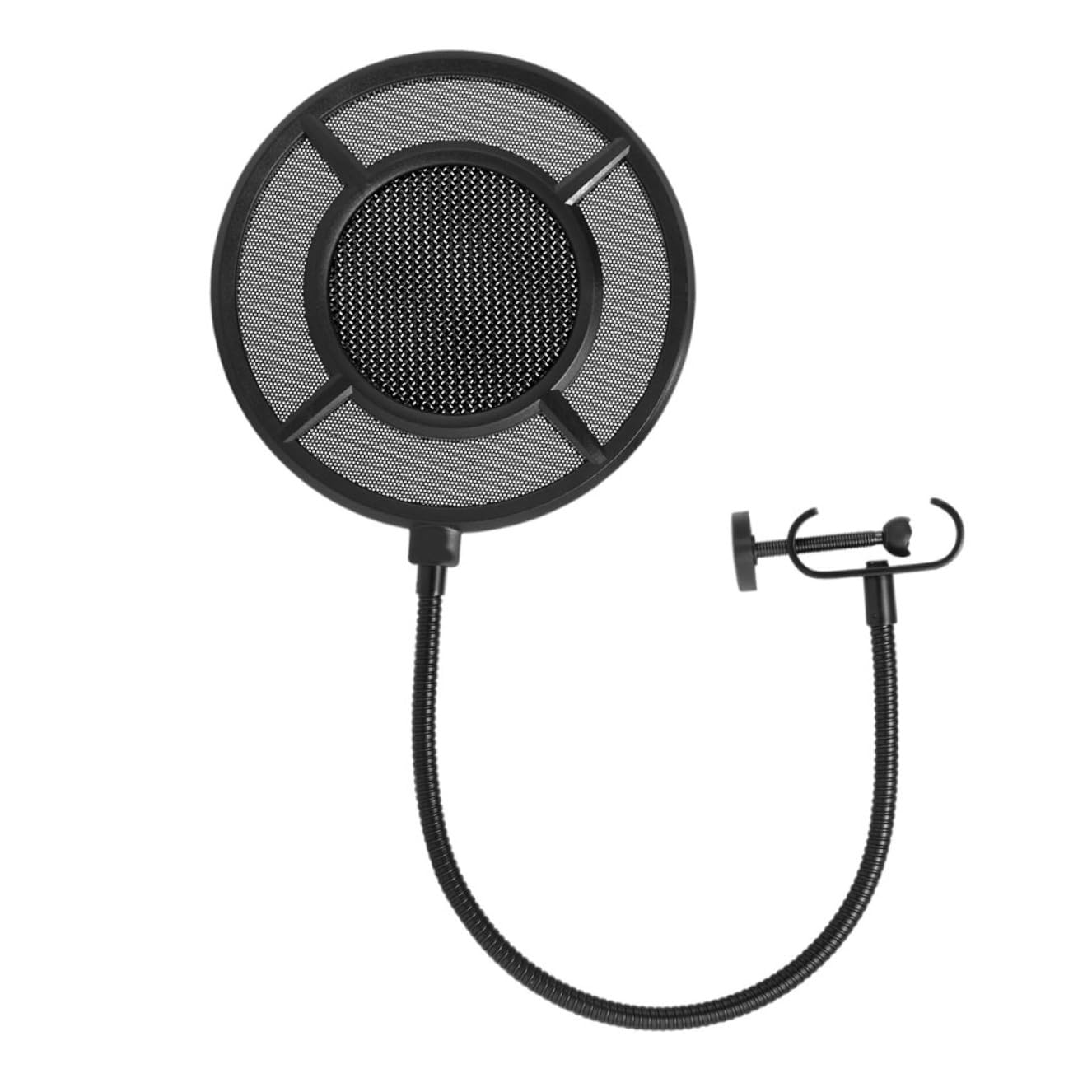 Kisangel Filtro Para Micrófono Protector De Pantalla Diseño Negro Para Grabaciones De Voz Compatible Equipos De Sonido Evita El Ruido De Pop Estándar