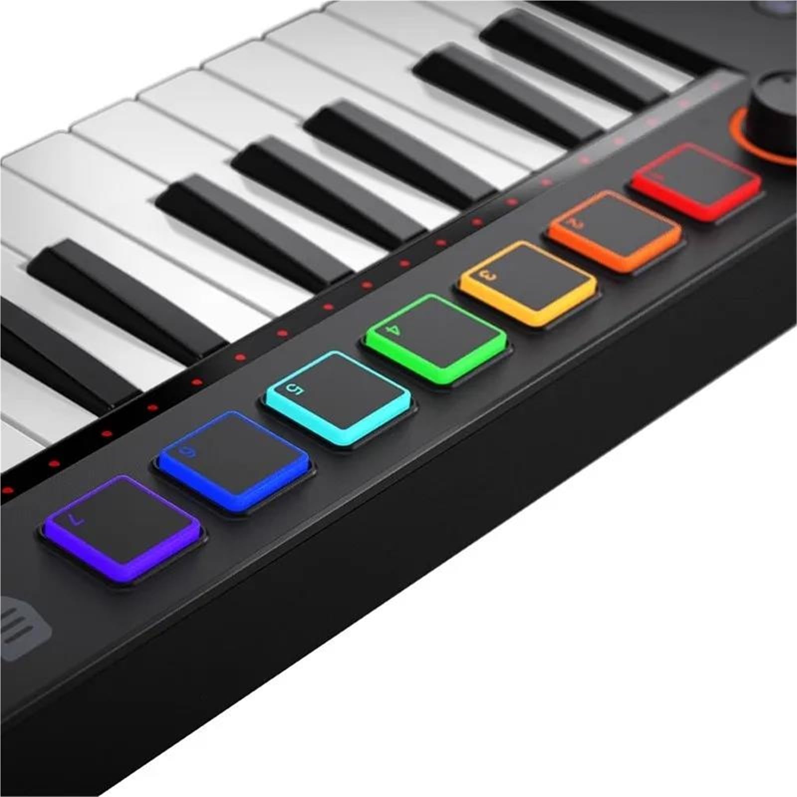 Tastiera Digitale Per Principianti Chitarra Fusion Senza Corde Portatile Intelligente MIDI Multifunzionale Tastiera Stile Spalla Organo Elettronico