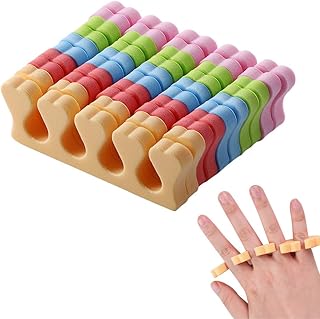 10 Pcs Toe Separators Finger Separators, Soft Sponge Toe Separators Pedicure, Toe Finger Dividers for Women Men Nail Art Pedicure Manicure Polishing Coating Gel Painting Beauty Accessories