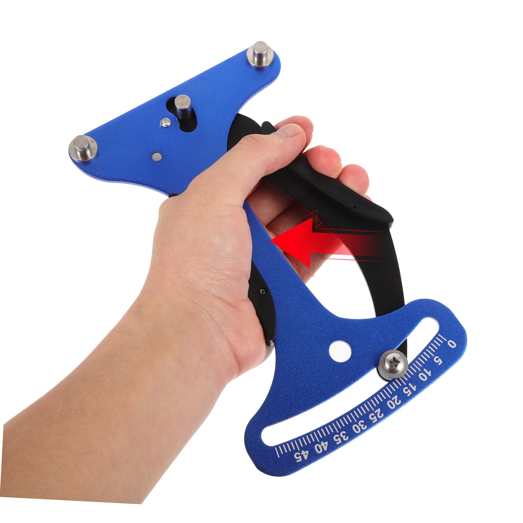 YARNOW Medidor de Tensión de Radios de Bicicleta Azul, Aleación de Aluminio, Ligero y Portátil, para Medir Precisión la Tensión Radios en Ruedas
