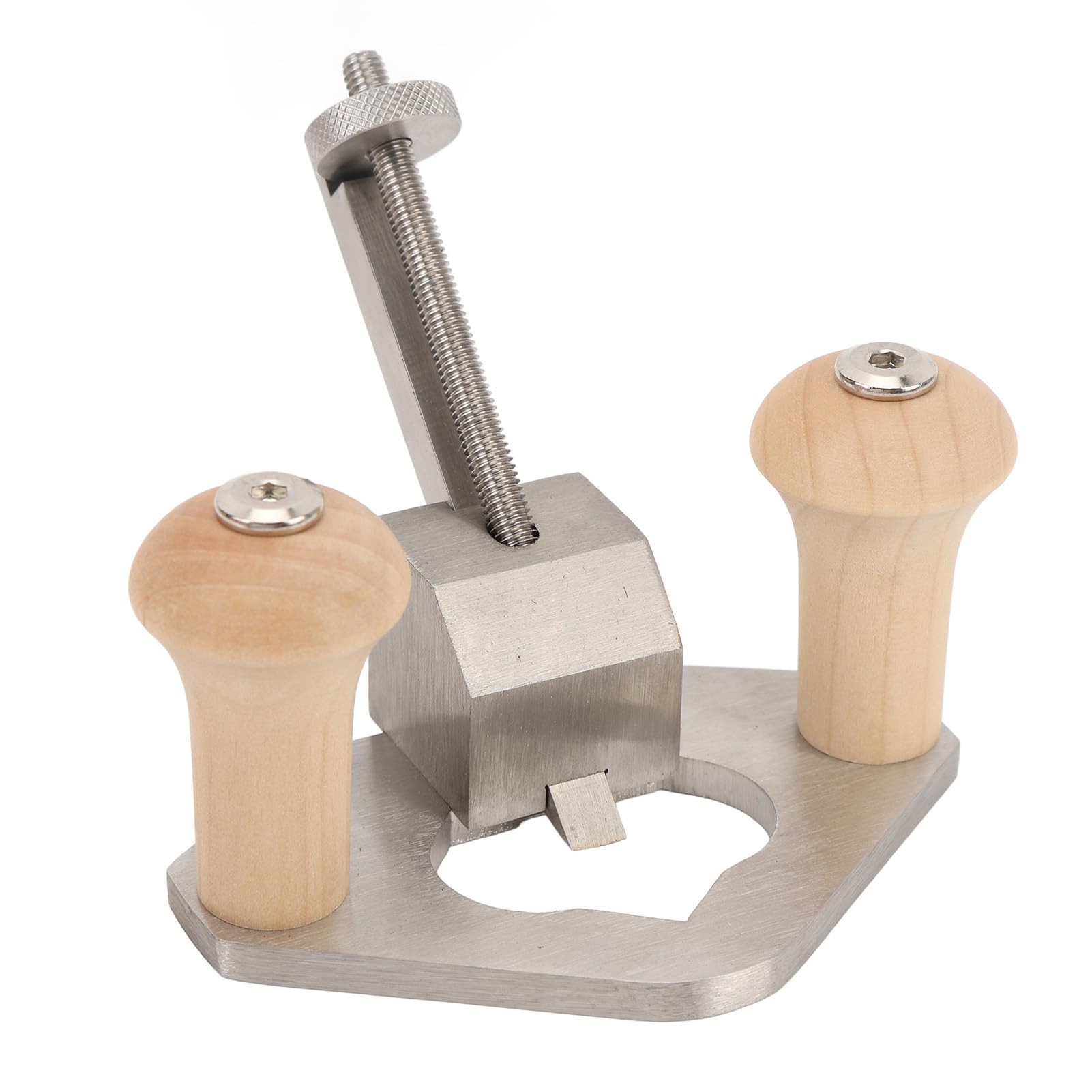 Fresatrice con Foro Base per Arresto di profondità, Fresatrice Ergonomica in Acciaio Inossidabile Strumento Portatile per la Lavorazione del Legno, Fresatrice Portatile per