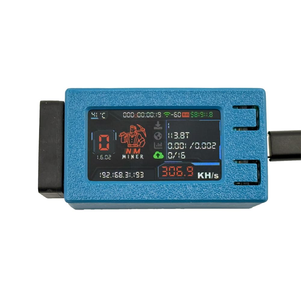 NM Miner V2 Max 310k BTC Price Display Open Source Solo Mini Lottery Miner  Home Office Gadgets Win 6.25 BTC with Fan by WizMiner : Amazon.sg:  Electronics