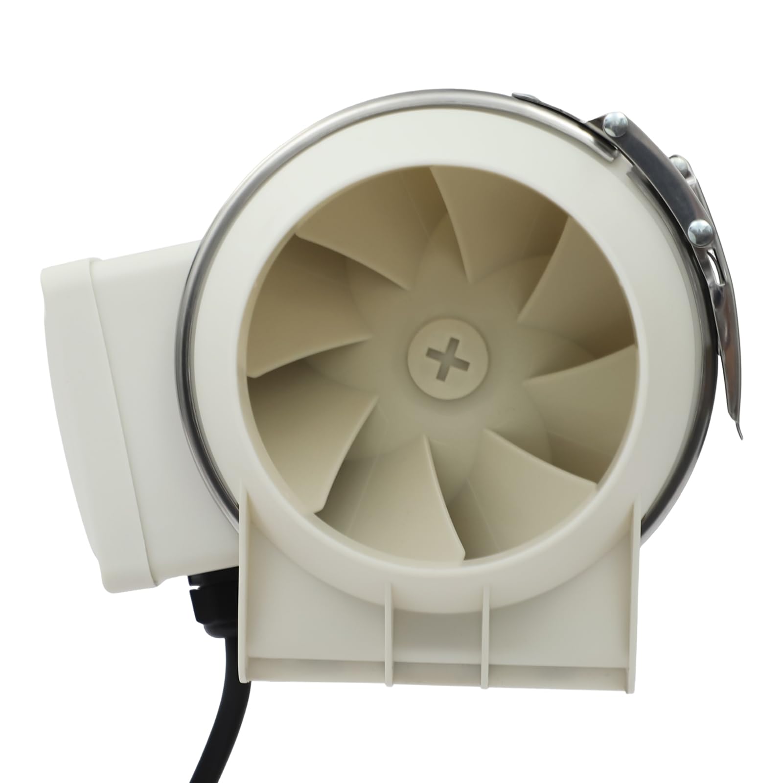 Ventilador de tubo de 28 W, ventilador de canal, ventilador de conducto en línea, con velocidad de 2600 rpm y caudal de aire de 220 m³/h para talleres, salas de moxa, salas de ajedrez, aseos, baños