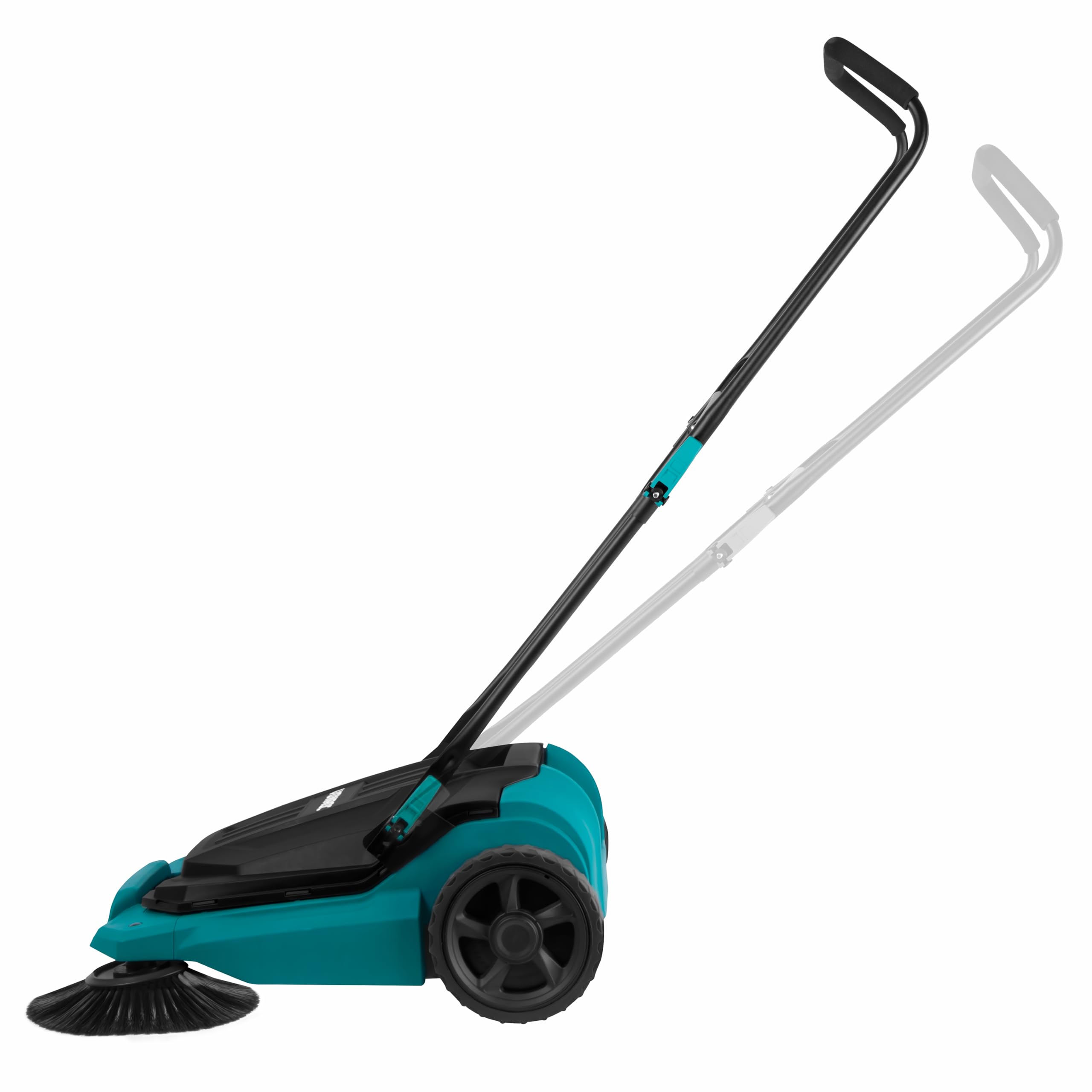 VONROC Kehrmaschine manuell - Bodenreinigungsmaschine für Draußen - 65cm Kehrbreite, 18 Liter Behälter, 2600m2 pro Stunde - Ideale Laubkehrmaschine für Zuhause