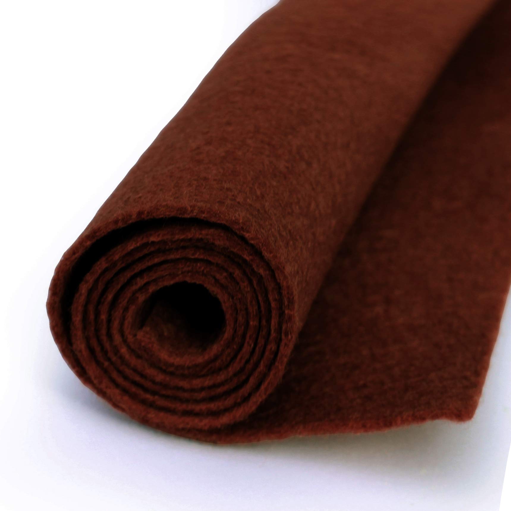 Tahitian Sunset Brown - Wool Felt Oversized Sheet - 20% Wool Blend - 36 in x 36 in Sheet