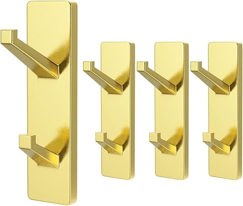 Ganchos de pared autoadhesivos para colgar ganchos adhesivos con capacidad para 13 libras, gancho para abrigos, ganchos para toallas para baños,