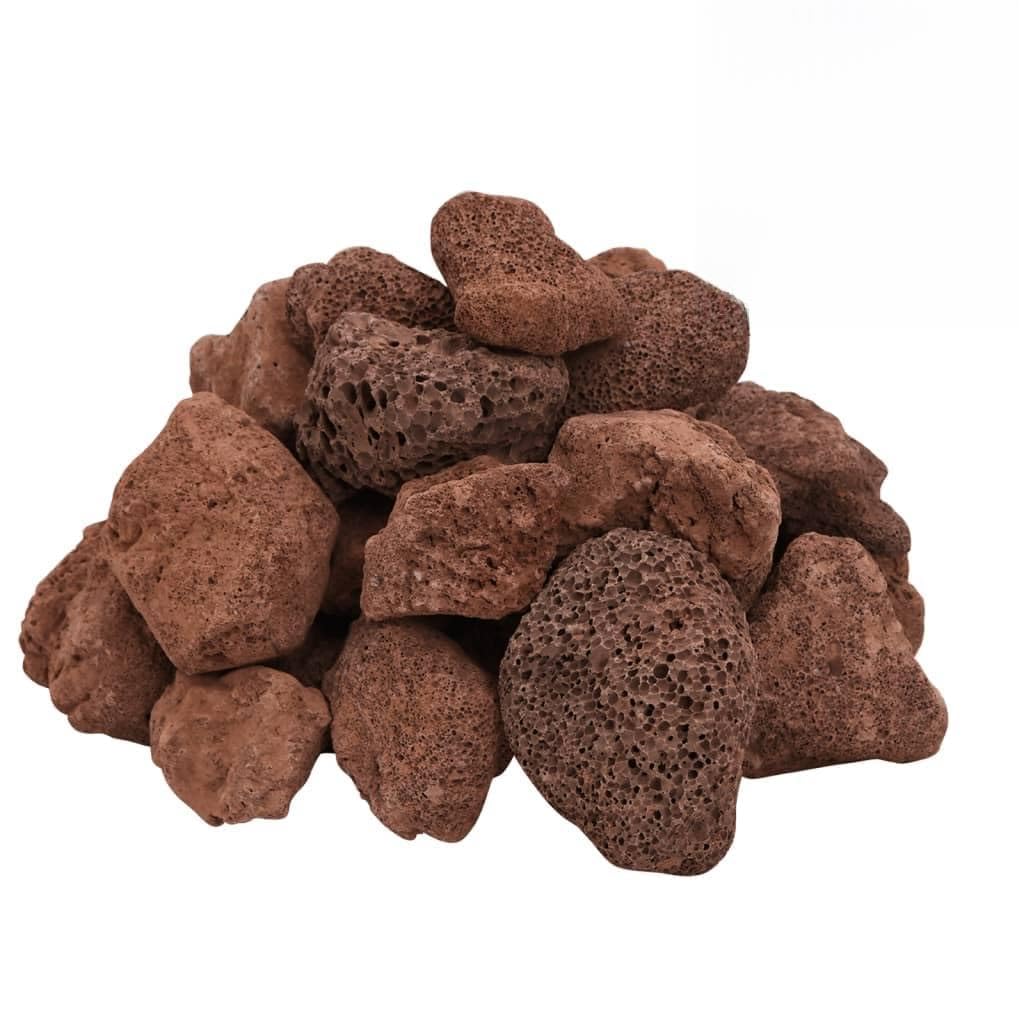 Lavagranulat 25 kg Rot 5-8 cm Vulkangestein für Aquarium Dekoration und Gartengestaltung Bodengrund Filtermedium