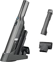 Shark WV201 WANDVAC Cordless Handheld Vacuum: 1.4 lbs Lightweight, Powerful Suction, Pet Tool, Charging Dock