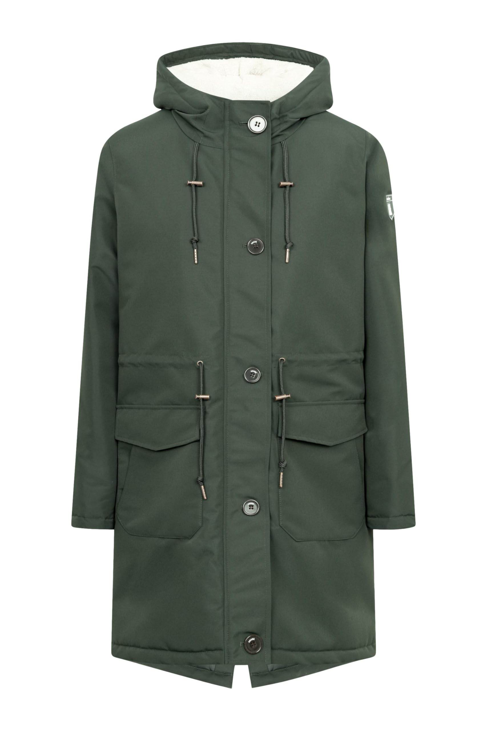 derbe Damen Winterjacke Festholm Warm Gefüttert Winterparker Teddy