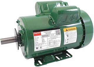 2 HP High Torque Farm Duty Motor,Capacitor-Start/Run,1725 Nameplate RPM,115/230 Voltage