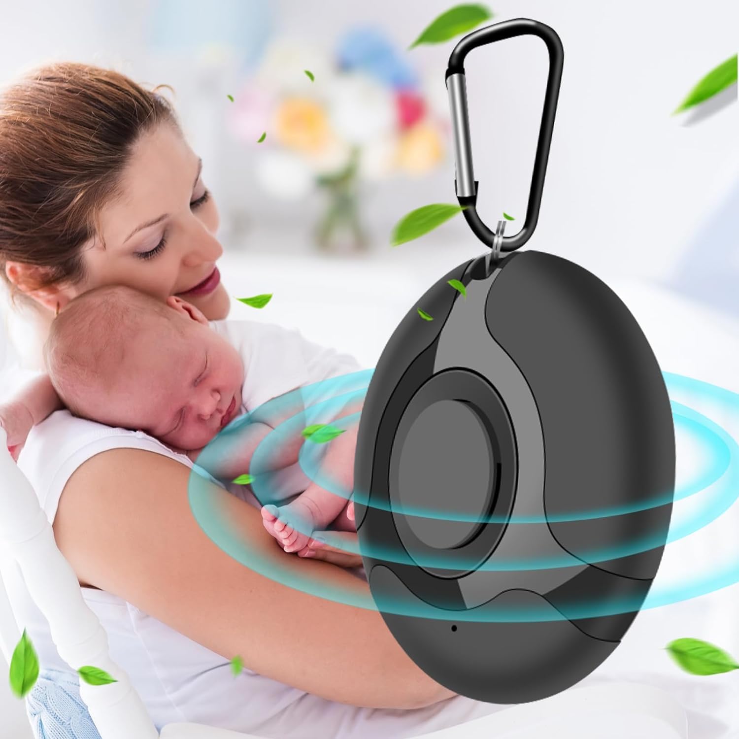 COMBLU - Repelente ultrasónico, portátil al aire libre, USB, electrónico, ultrasónico, repellante y silencioso, diseño de succión para el hogar y el patio de pest control