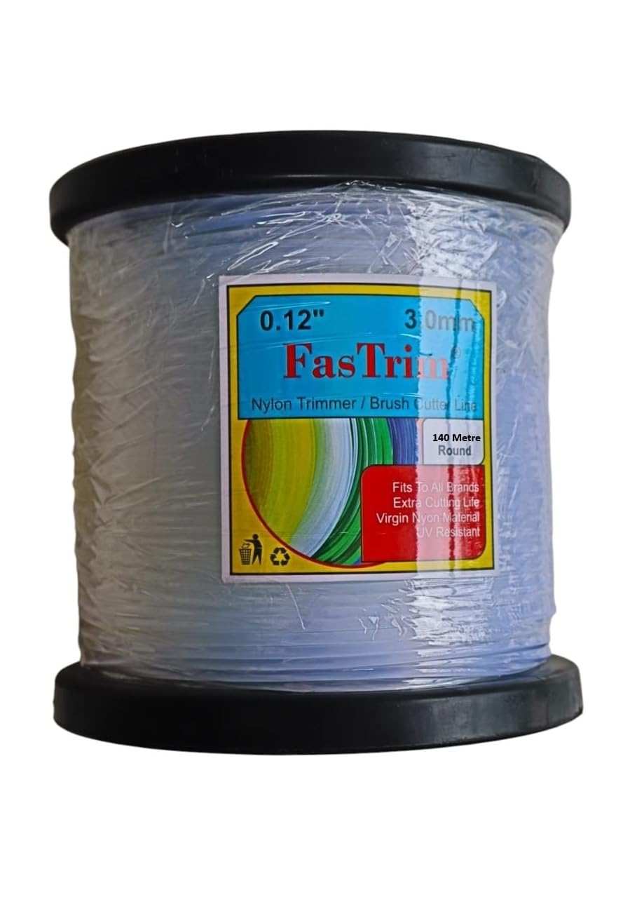 Brand 2.5mm/200metre/Nat/Nylon Trimmer (Natural, Nylon) (Plastic, White)-image-1